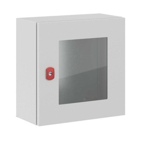 Корпус сварной навесной ST с прозрачной дверью и М/П ВхШхГ  400 x 400 x 200