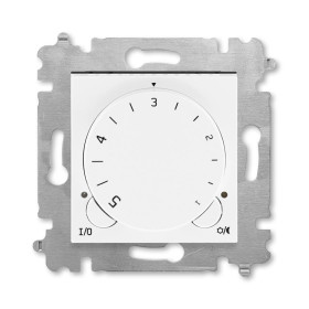 ABB Levit Белый / белый Терморегулятор с поворотной ручкой 16А 16A