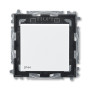 ABB Levit Белый / дымчатый чёрный Переключатель 1-кл. IP44