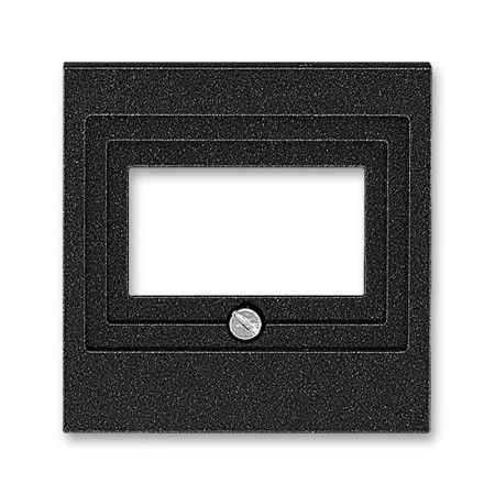 ABB Levit Антрацит / дымчатый чёрный Накладка для розеток USB / HDMI / VGA Антрацит