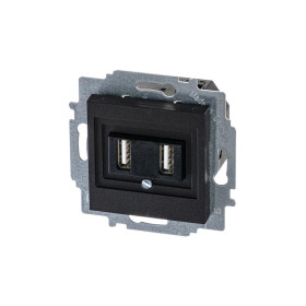 ABB Levit Антрацит USB зарядка 2-ая