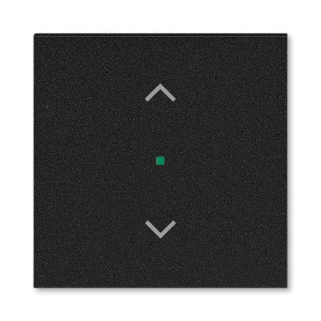 ABB Levit Антрацит Клавиша 1-ая с символом жалюзи free@home