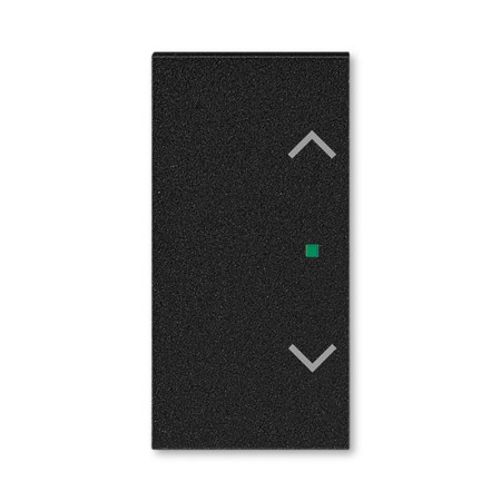 ABB Levit Антрацит Клавиша 2-ая с символом жалюзи free@home