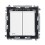 ABB Levit Белый / белый Выключатель 2-кл. IP44
