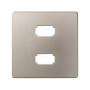 Simon 82 Накладка для коннектора 2*USB 2.0 типа А, "мама", S82, S82N, шампань