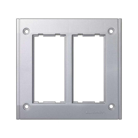 Simon Connect Рамка на 2 S-модуля к монт.коробке SBM250, Сима Про, алюминий
