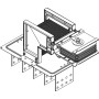 Секц. флан. прав. Тип1 2500А Cu 3L+N+PER IP55 тран. IEK