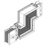 Секция Z вверх 630А Cu 3L+N+PER IP55 тран. IEK