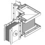 Секц. угл. лев. н/2 5000А Cu 3L+N+PER IP55 тран. IEK
