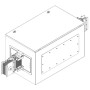 Секц. центр. комп. 5000А Al 3L+N+PER IP55 тран. IEK