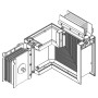 Секция Z прав. вверх 1600А Cu 3L+N+PER IP55 тран. IEK