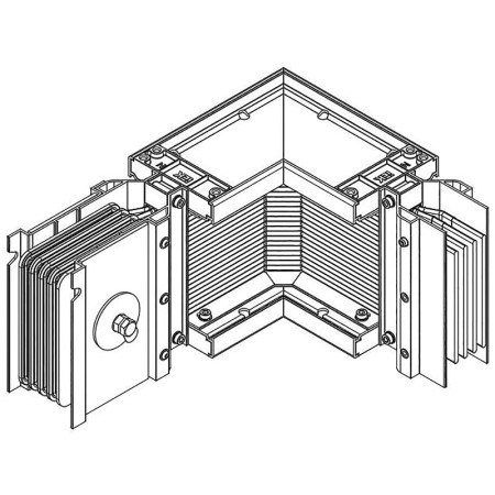 Секц. угл. прав. н/1 3200А Cu 3L+N+PER IP55 тран. IEK