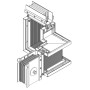 Секция Z лев. вверх 1600А Al 3L+N+1/2PE НК IP55 тран. IEK