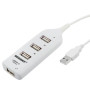 Разветвитель USB 2.0 на 4 порта белый