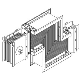 Секция Z вниз 1600А Cu 3L+N+1/2PE IP55 тран. IEK