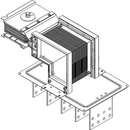 Секц. флан. лев. Тип1 3200А Cu 3L+N+PER IP55 тран. IEK
