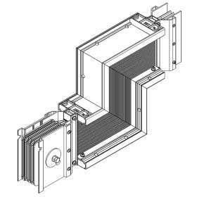 Секция Z вверх 1250А Cu 3L+N+PER IP55 тран. IEK