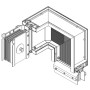 Секция Z прав. вниз 1000А Al 3L+N+1/2PE НК IP55 тран. IEK