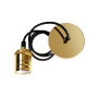 Декоративный патрон с проводом RETRO золотой цвет PLC 02 E27 230V/1M GOLDEN