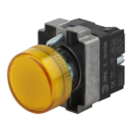 Индикатор LAY5-BU65 желтого цвета d22мм (20/200/8000)