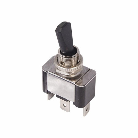 Тумблер 12V 30А (3c) ON-OFF однополюсный с желтой LED подсветкой