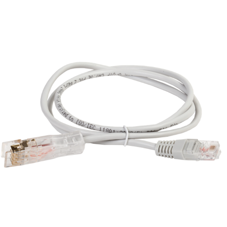 Патч-корд 110-RJ45 2 пары, кат.5Е, 3м, серый
