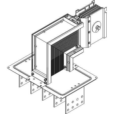 Секц. флан. вниз Тип1 3200А Al 3L+N+PER IP55 тран. IEK