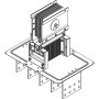 Секц. флан. Тип1 4000А Al 3L+N+PER IP55 тран. IEK